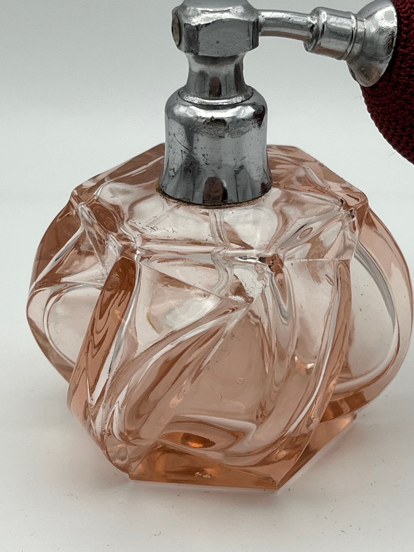 Vaporisateur à parfum verre rose
