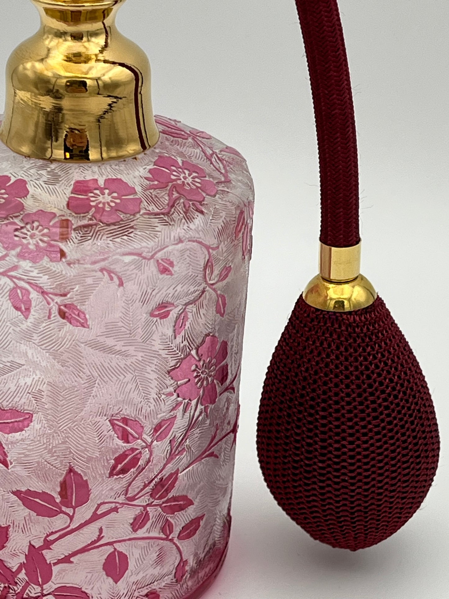 Vaporisateur à parfum Baccarat, modèle églantier