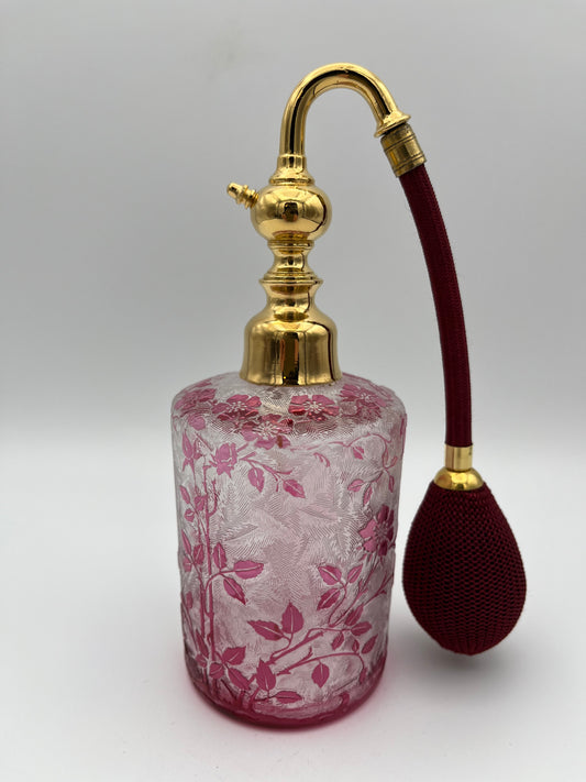 Vaporisateur à parfum Baccarat, modèle églantier