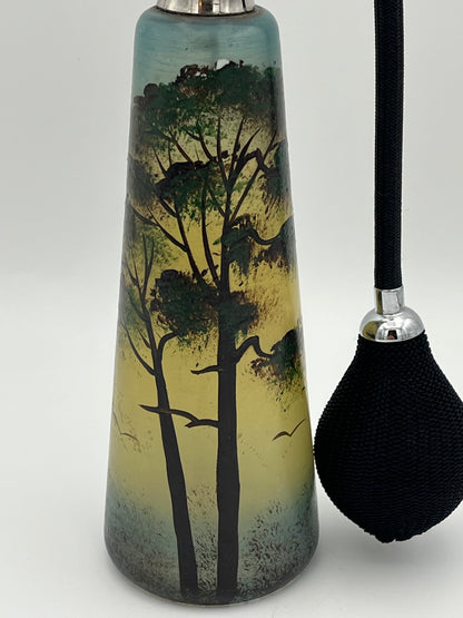 Vaporisateur à parfum verre peint