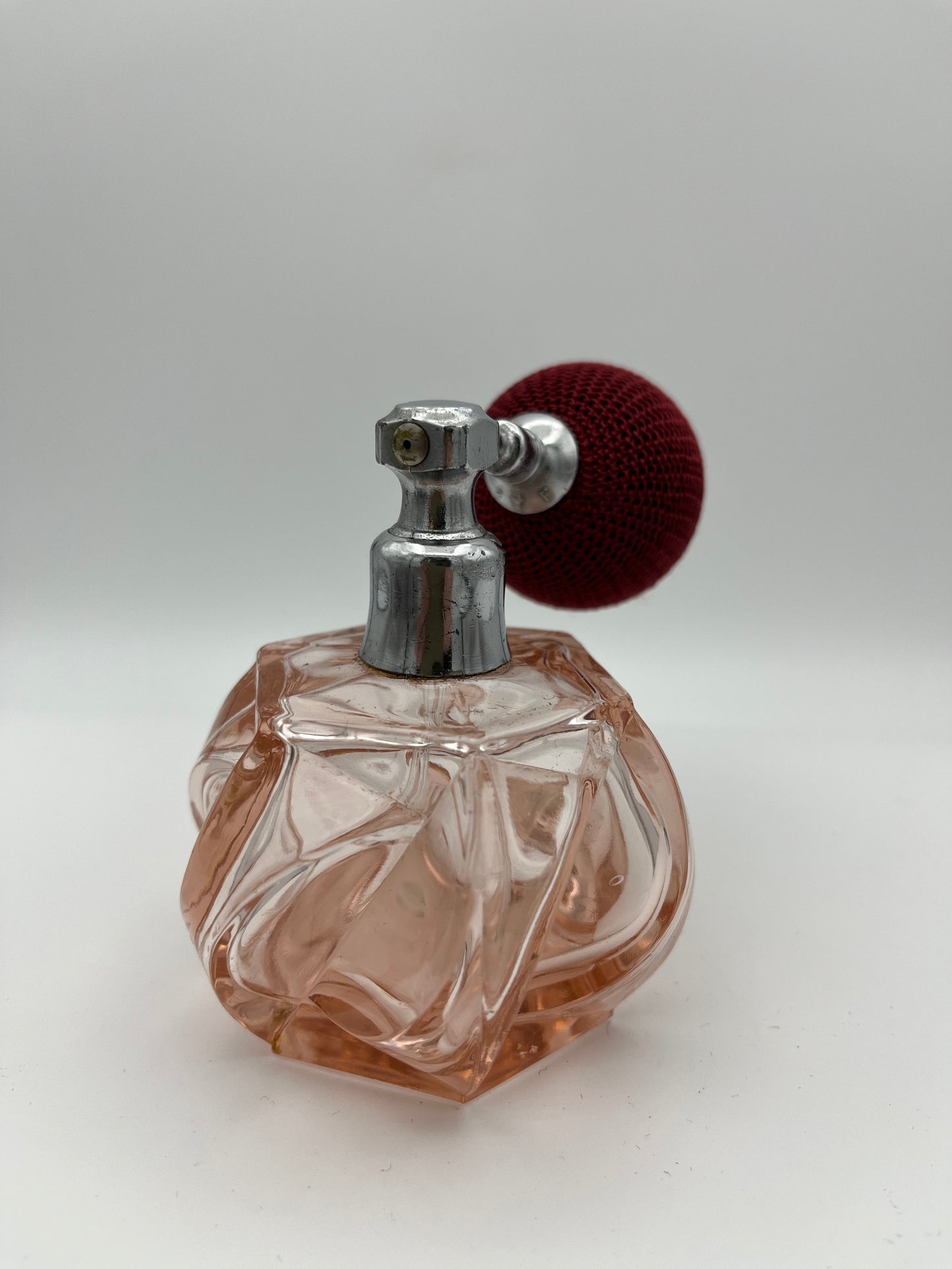 Vaporisateur à parfum verre rose