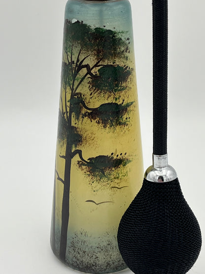Vaporisateur à parfum verre peint