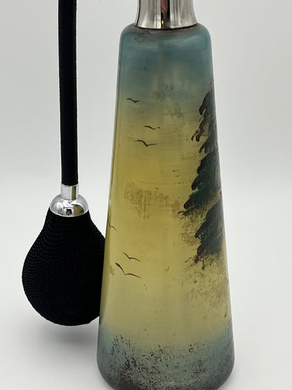 Vaporisateur à parfum verre peint