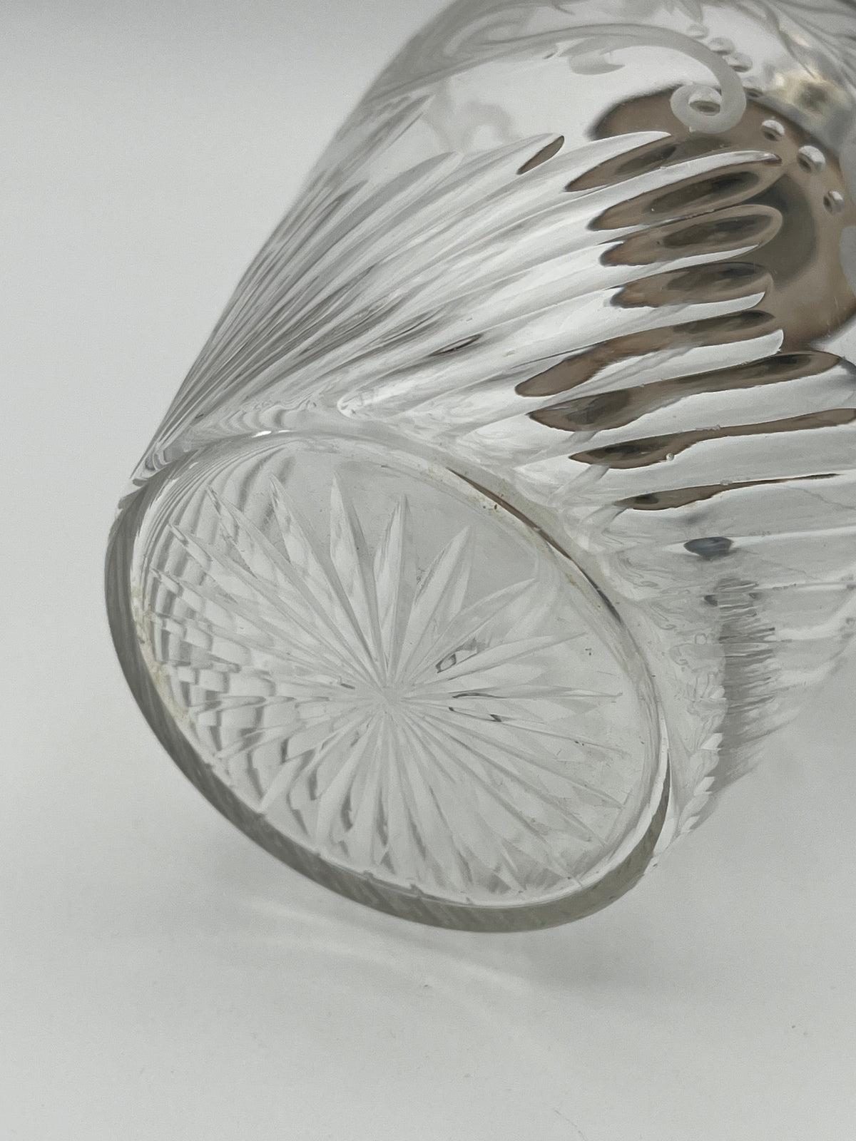 Vaporisateur à parfum cristal et argent