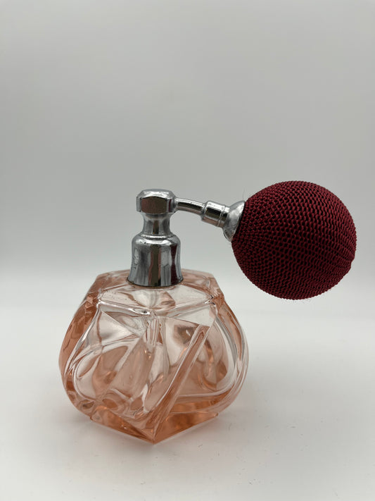Vaporisateur à parfum verre rose