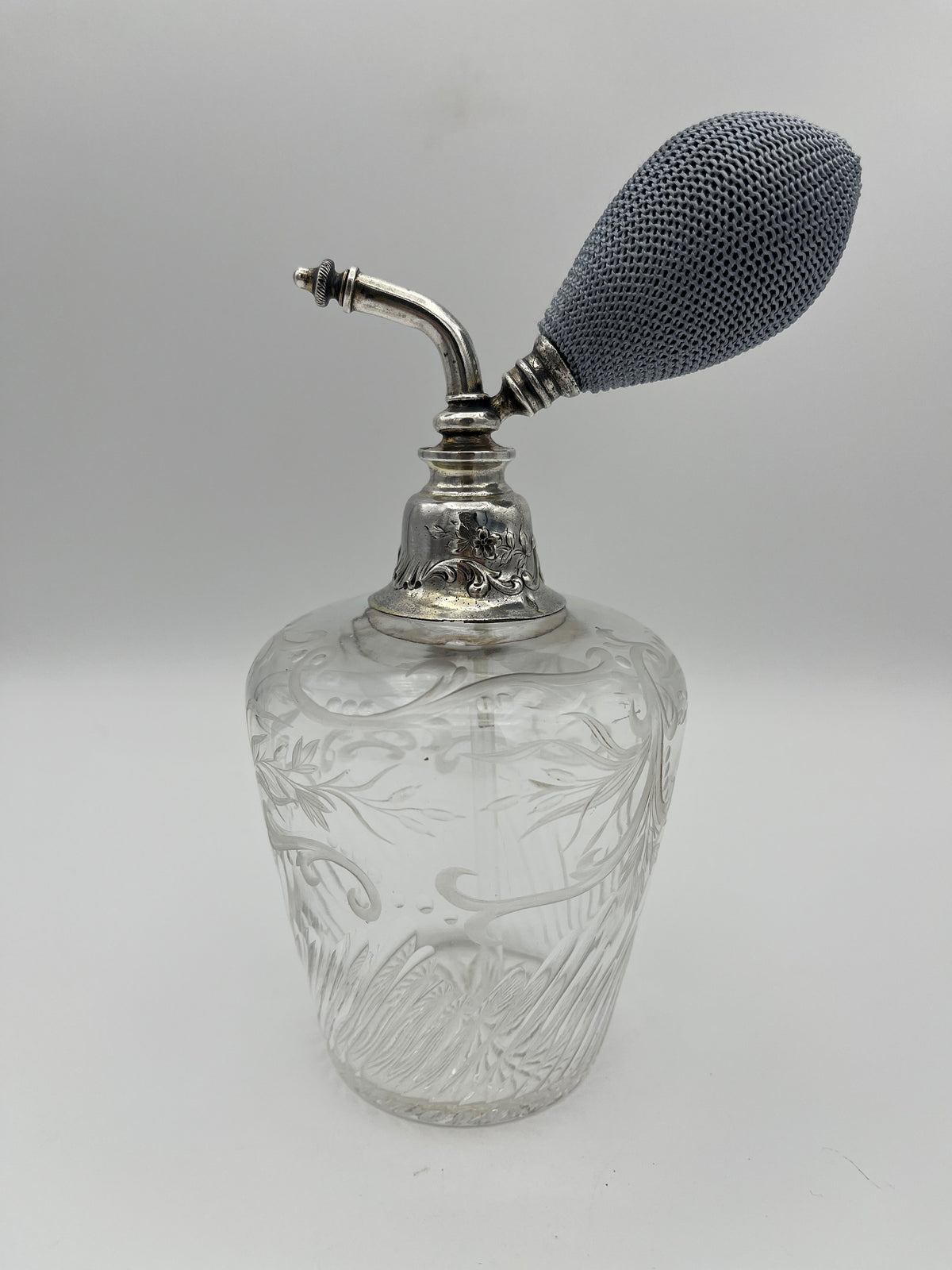Vaporisateur à parfum cristal et argent