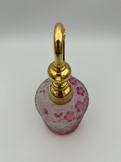 Vaporisateur à parfum Baccarat, modèle églantier