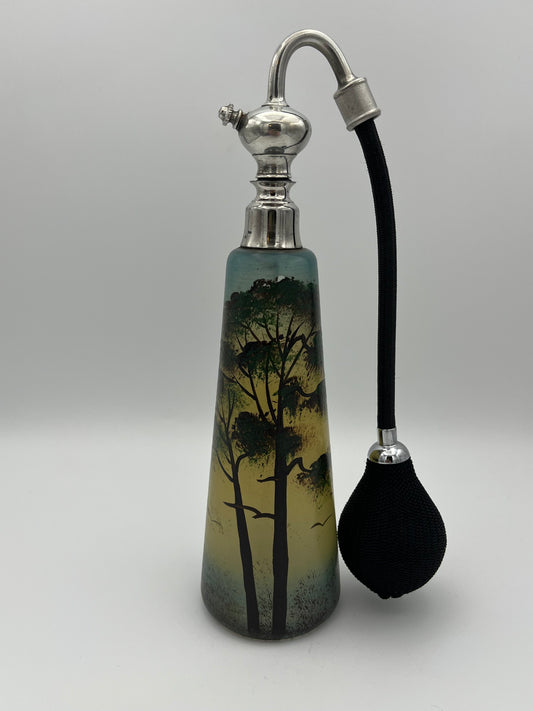 Vaporisateur à parfum verre peint