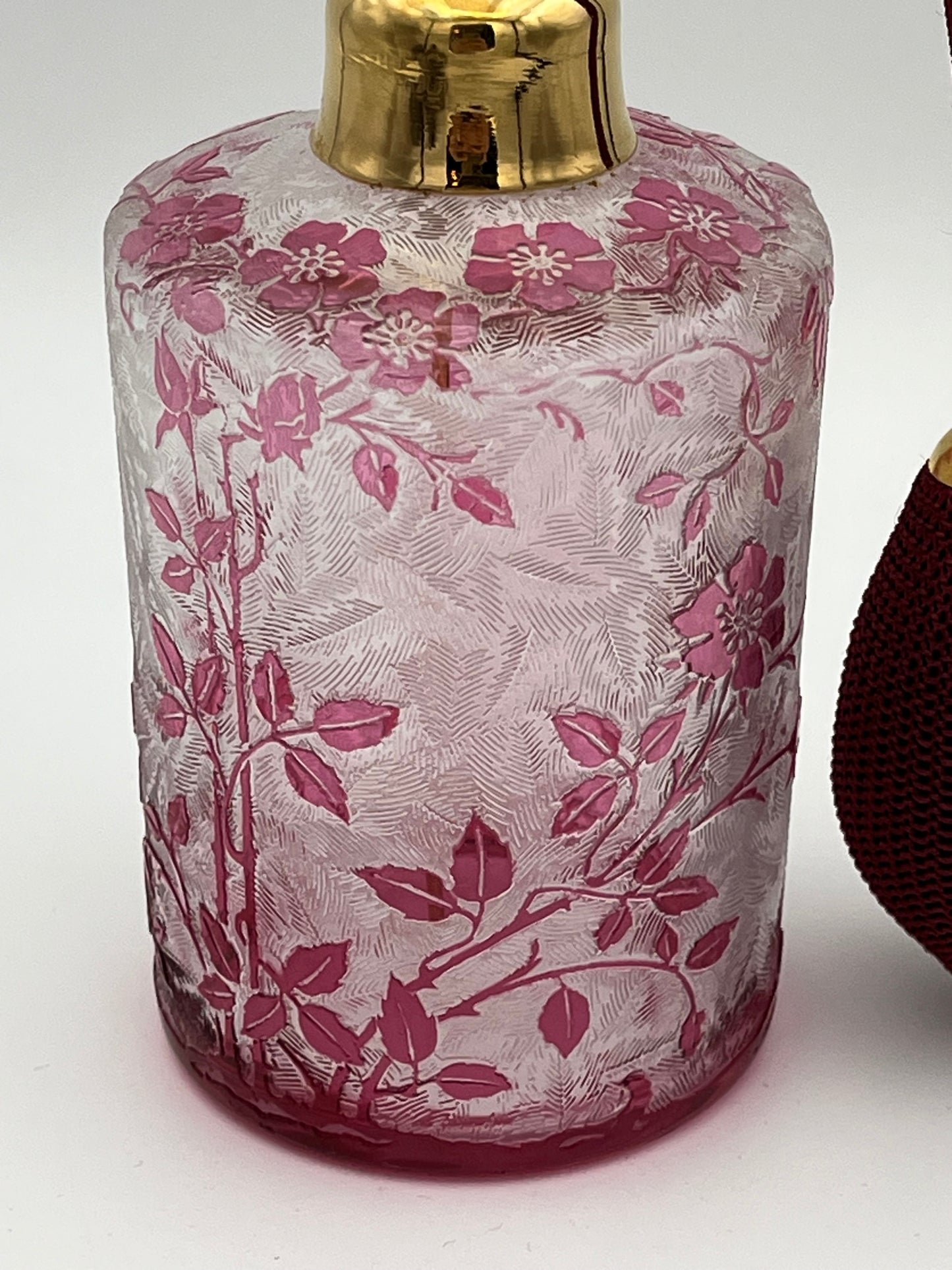 Vaporisateur à parfum Baccarat, modèle églantier