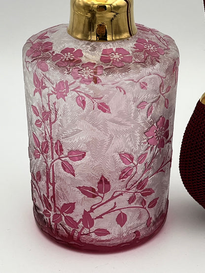 Vaporisateur à parfum Baccarat, modèle églantier