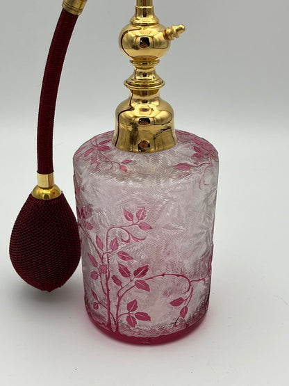 Vaporisateur à parfum Baccarat, modèle églantier