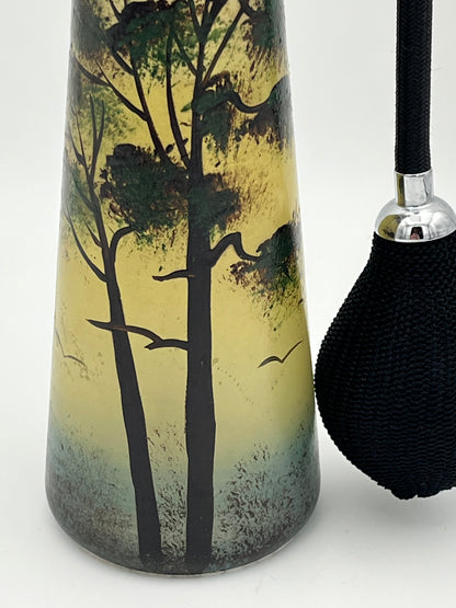 Vaporisateur à parfum verre peint
